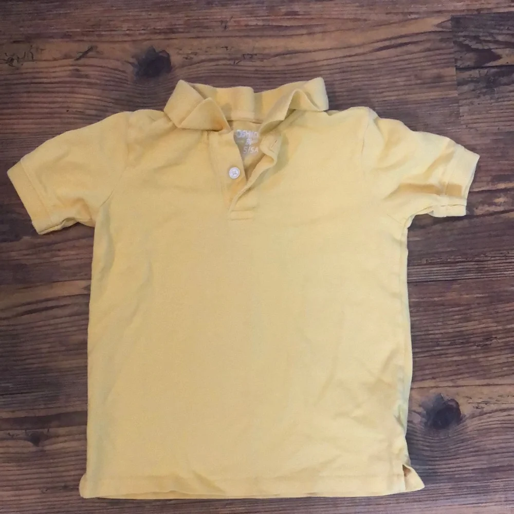 Oshkosh B’gosh l Yellow Pique Polo Shirt
